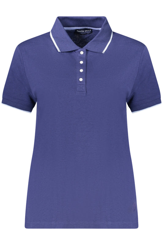 NORTH SAILS POLO MANICHE CORTE DONNA BLU