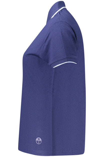 NORTH SAILS POLO MANICHE CORTE DONNA BLU