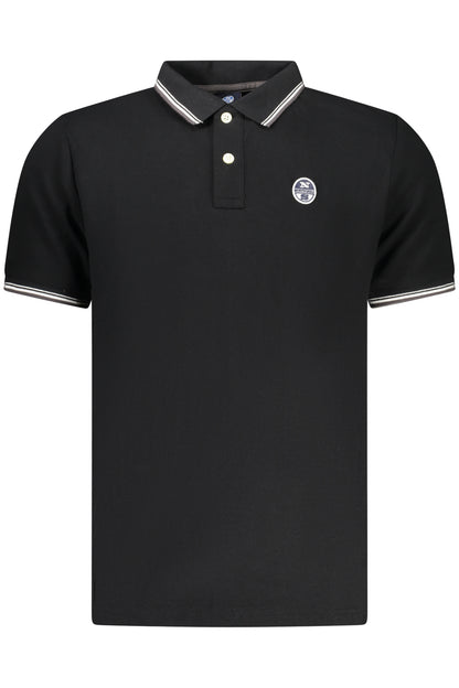 NORTH SAILS POLO MANICHE CORTE UOMO NERO