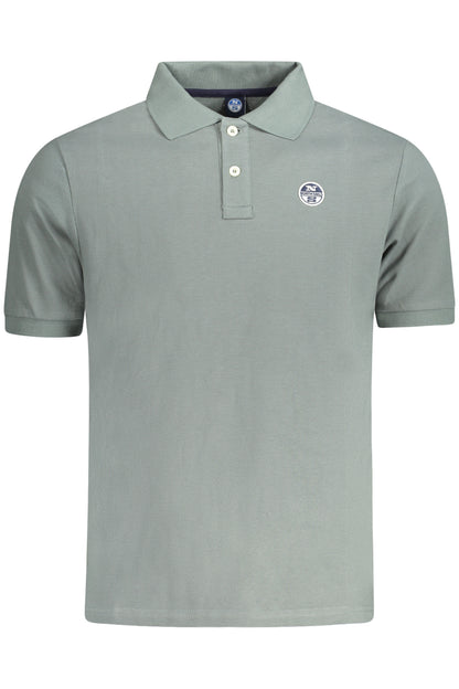 NORTH SAILS POLO MANICHE CORTE UOMO VERDE