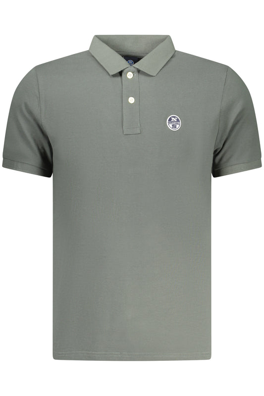 NORTH SAILS POLO MANICHE CORTE UOMO VERDE