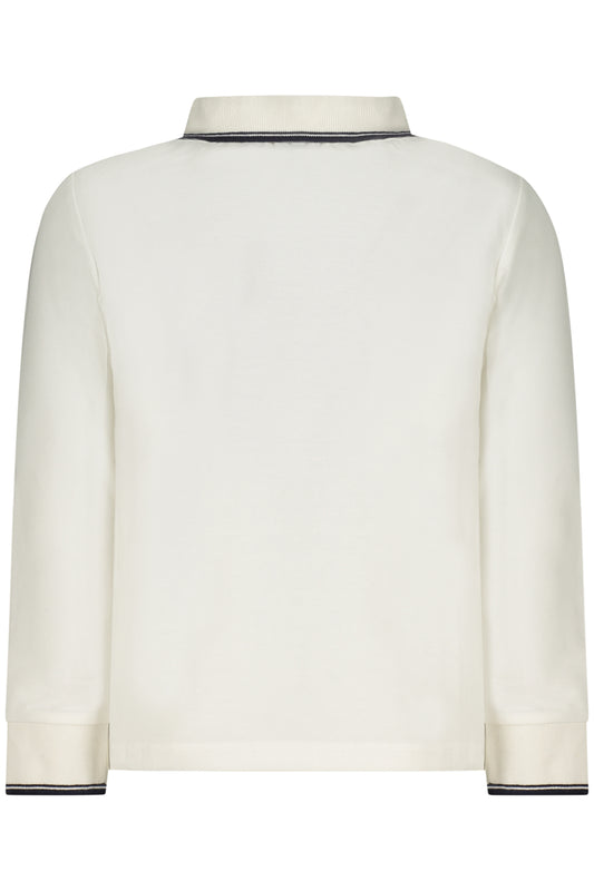 NORTH SAILS POLO MANICHE LUNGHE BAMBINO BIANCO
