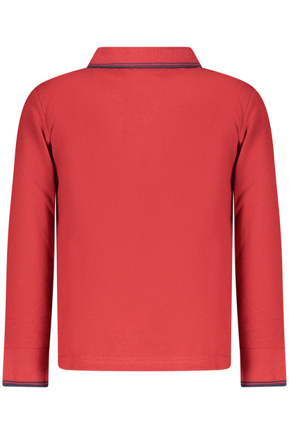 NORTH SAILS POLO MANICHE LUNGHE BAMBINO ROSSO