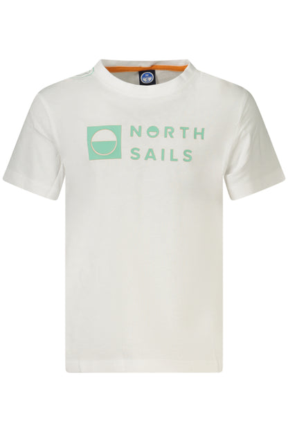 NORTH SAILS T-SHIRT MANICHE CORTE BAMBINO BIANCO