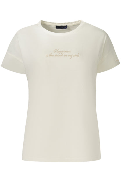 NORTH SAILS T-SHIRT MANICHE CORTE DONNA BIANCO