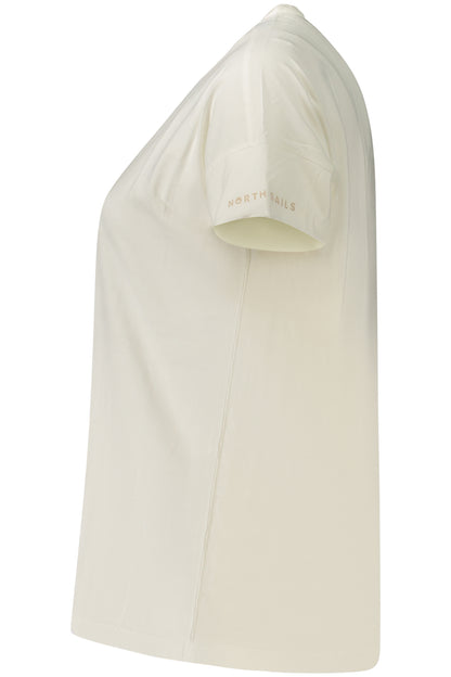NORTH SAILS T-SHIRT MANICHE CORTE DONNA BIANCO