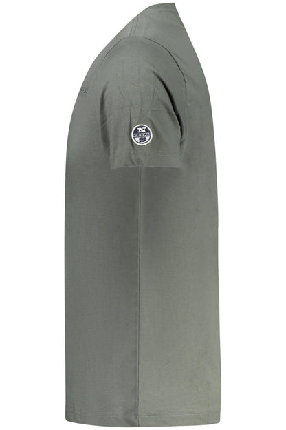 NORTH SAILS T-SHIRT MANICHE CORTE UOMO VERDE