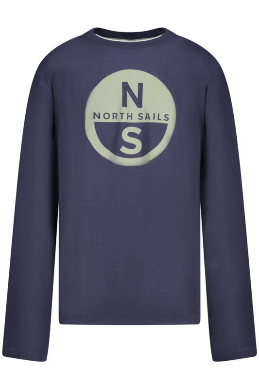 NORTH SAILS T-SHIRT MANICHE LUNGHE BAMBINO BLU