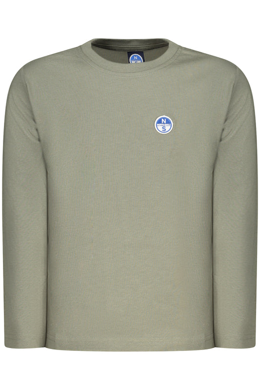 NORTH SAILS T-SHIRT MANICHE LUNGHE BAMBINO VERDE