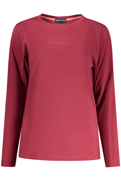 NORTH SAILS T-SHIRT MANICHE LUNGHE DONNA ROSSO