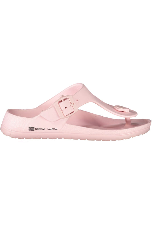NORWAY 1963 CALZATURA CIABATTA DONNA ROSA