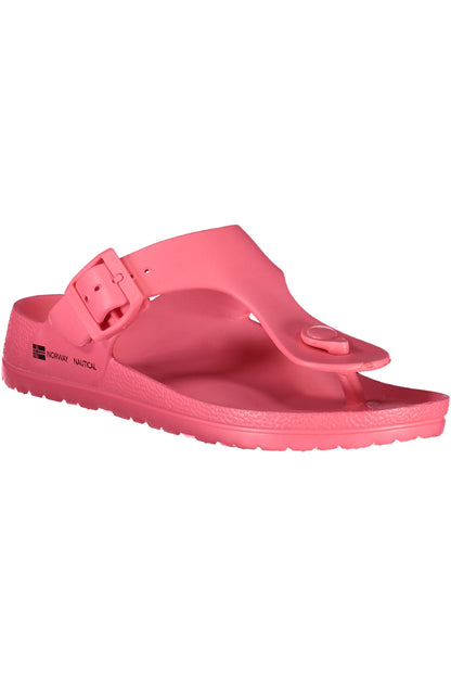 NORWAY 1963 CALZATURA CIABATTA DONNA ROSA