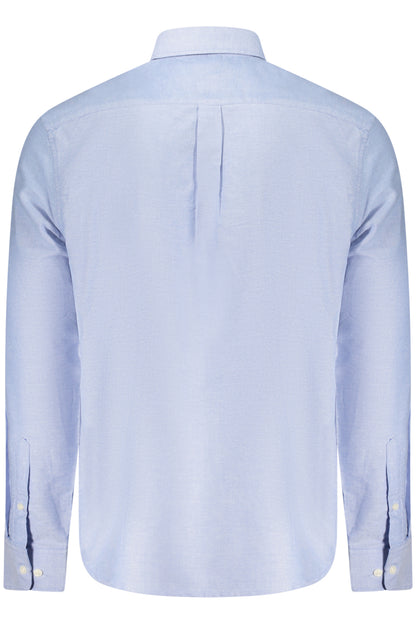 NORWAY 1963 CAMICIA MANICHE LUNGHE UOMO AZZURRO