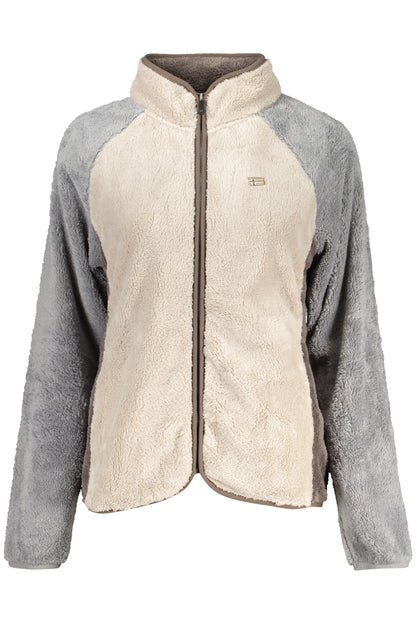 NORWAY 1963 FELPA CON ZIP DONNA BEIGE