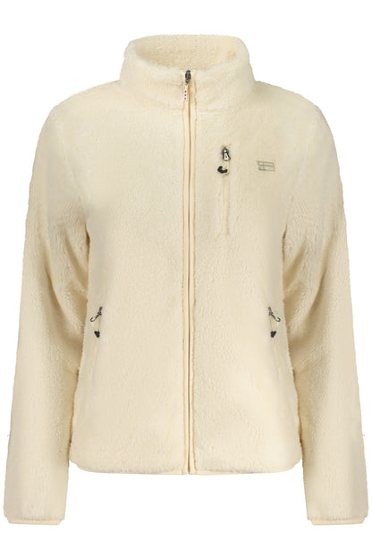 NORWAY 1963 FELPA CON ZIP DONNA BIANCO