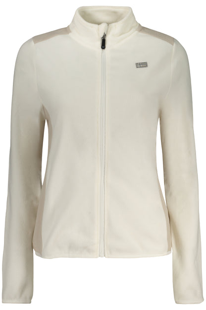 NORWAY 1963 FELPA CON ZIP DONNA BIANCO