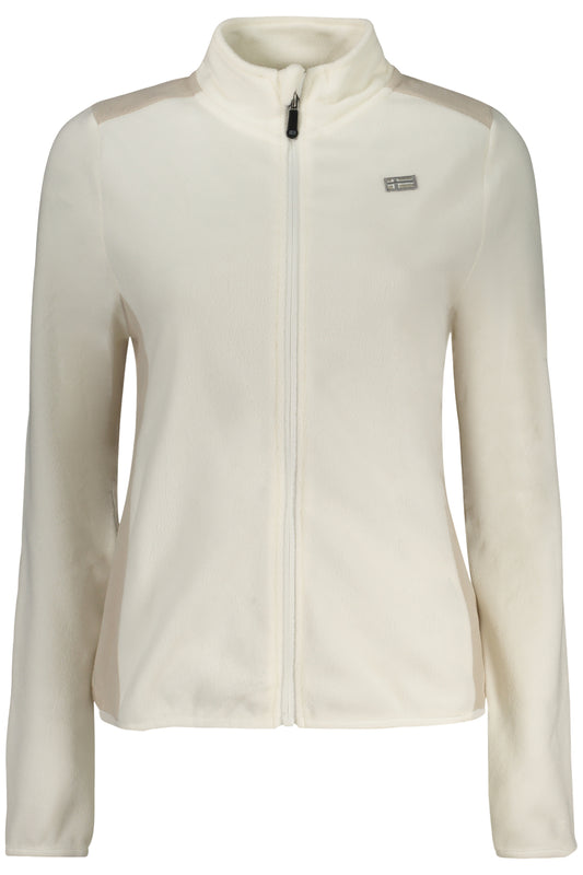 NORWAY 1963 FELPA CON ZIP DONNA BIANCO