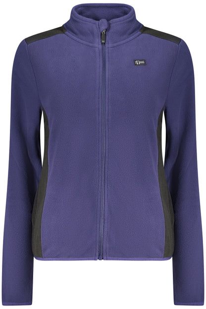 NORWAY 1963 FELPA CON ZIP DONNA BLU
