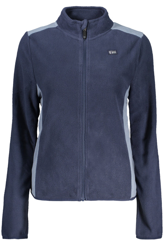 NORWAY 1963 FELPA CON ZIP DONNA BLU