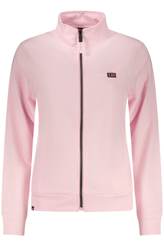 NORWAY 1963 FELPA CON ZIP DONNA ROSA