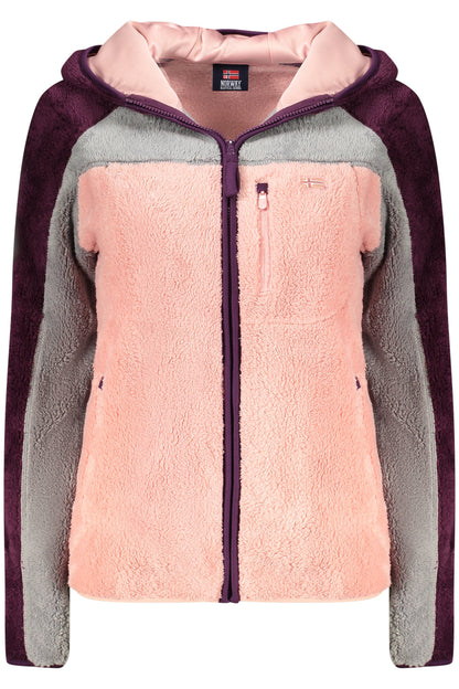 NORWAY 1963 FELPA CON ZIP DONNA ROSA