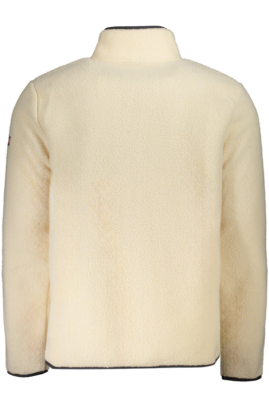NORWAY 1963 FELPA CON ZIP UOMO BEIGE