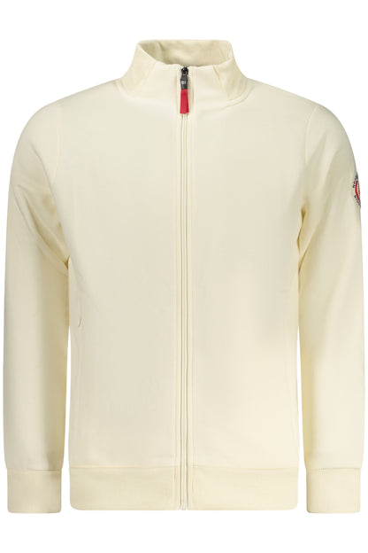 NORWAY 1963 FELPA CON ZIP UOMO BIANCO