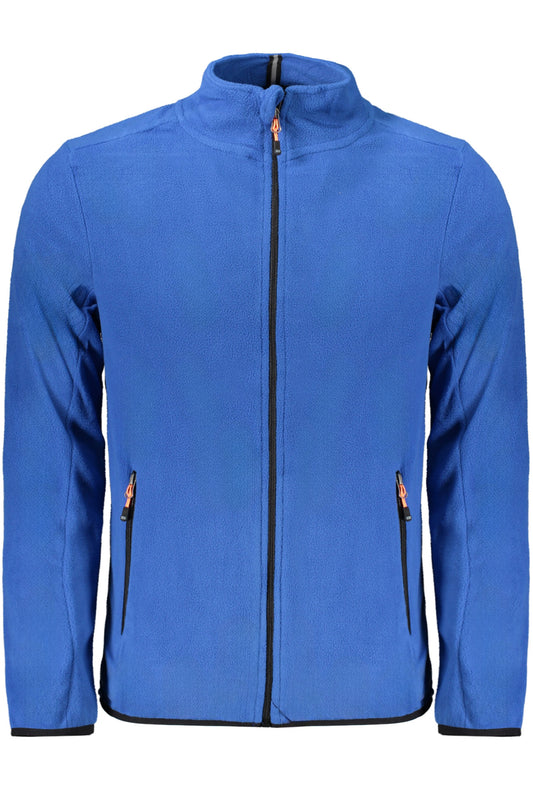 NORWAY 1963 FELPA CON ZIP UOMO BLU