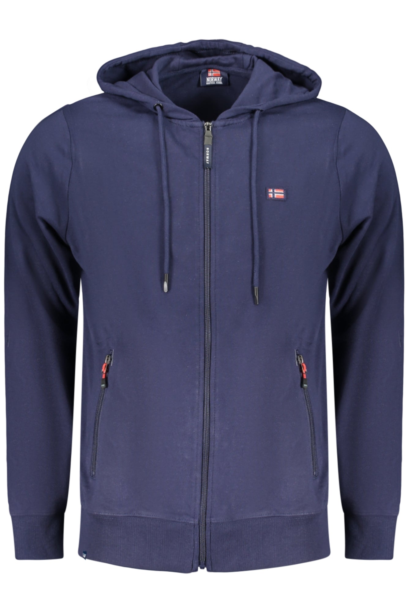 NORWAY 1963 FELPA CON ZIP UOMO BLU