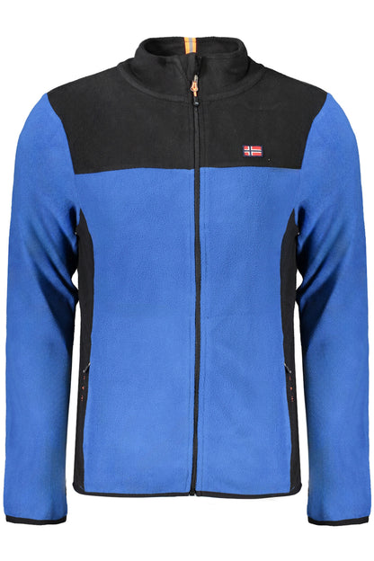 NORWAY 1963 FELPA CON ZIP UOMO BLU