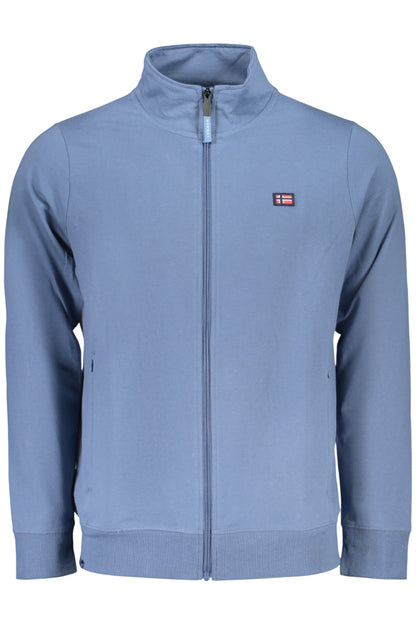 NORWAY 1963 FELPA CON ZIP UOMO BLU