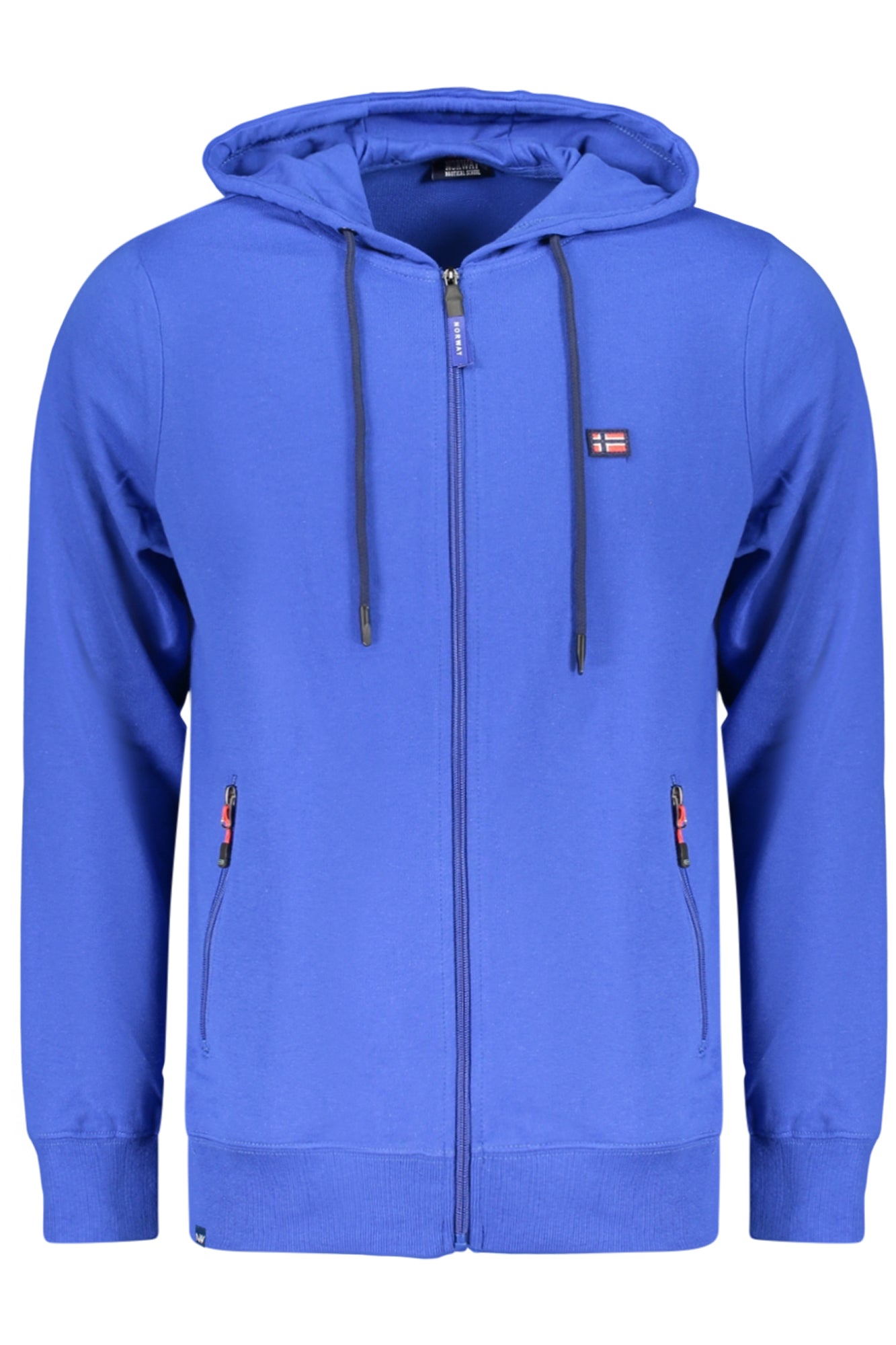 NORWAY 1963 FELPA CON ZIP UOMO BLU