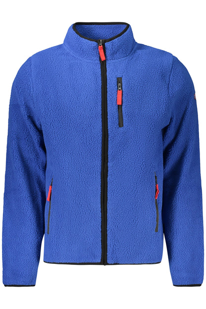 NORWAY 1963 FELPA CON ZIP UOMO BLU