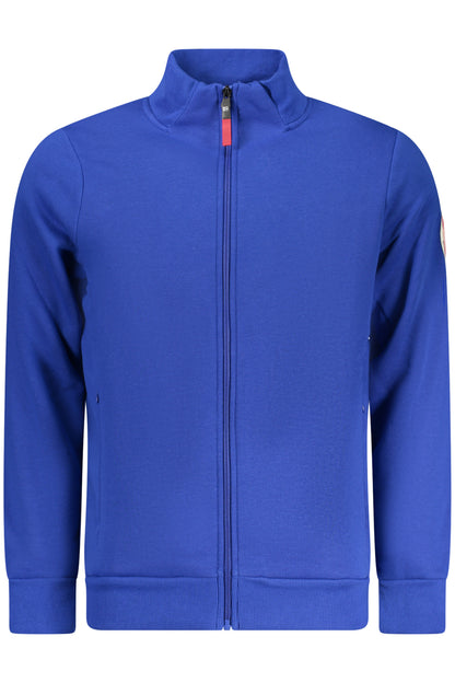 NORWAY 1963 FELPA CON ZIP UOMO BLU