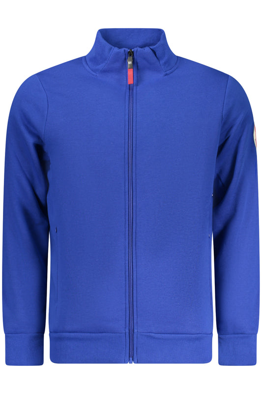 NORWAY 1963 FELPA CON ZIP UOMO BLU