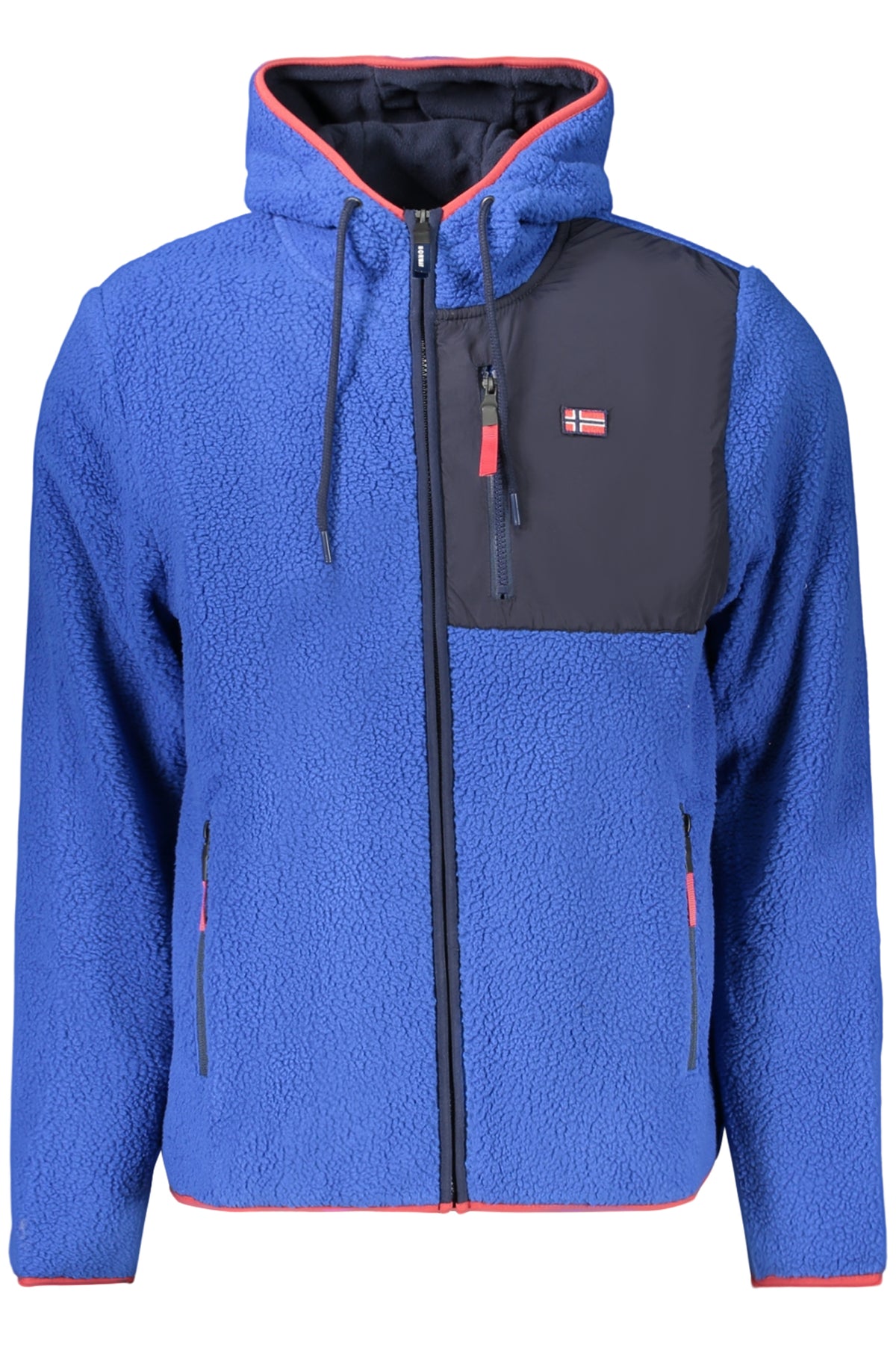 NORWAY 1963 FELPA CON ZIP UOMO BLU