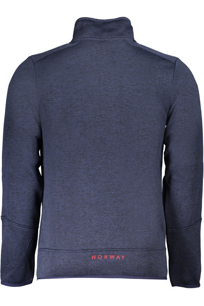 NORWAY 1963 FELPA CON ZIP UOMO BLU