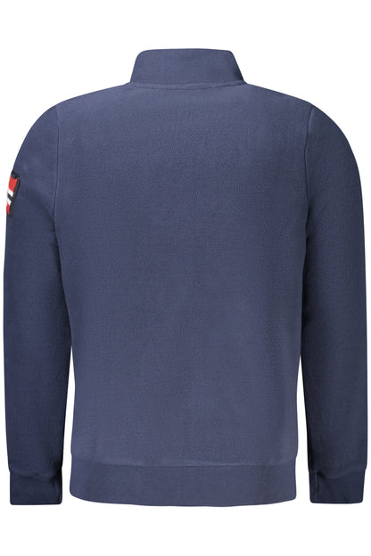 NORWAY 1963 FELPA CON ZIP UOMO BLU