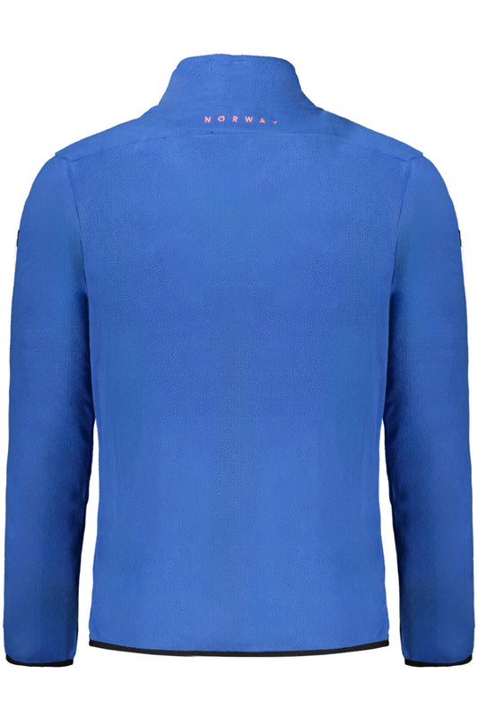 NORWAY 1963 FELPA CON ZIP UOMO BLU