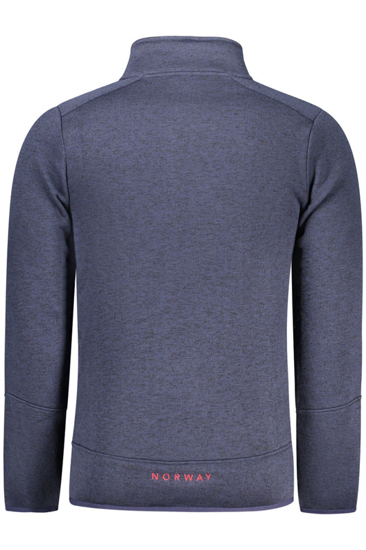 NORWAY 1963 FELPA CON ZIP UOMO BLU