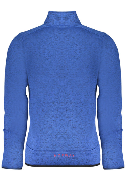 NORWAY 1963 FELPA CON ZIP UOMO BLU