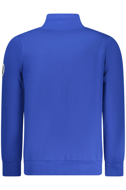 NORWAY 1963 FELPA CON ZIP UOMO BLU
