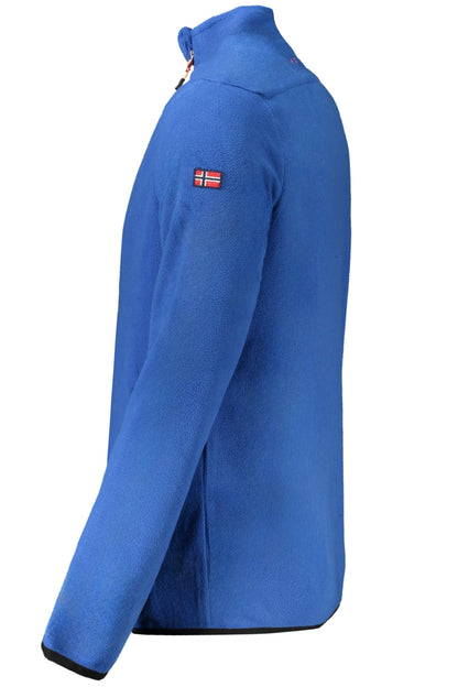 NORWAY 1963 FELPA CON ZIP UOMO BLU