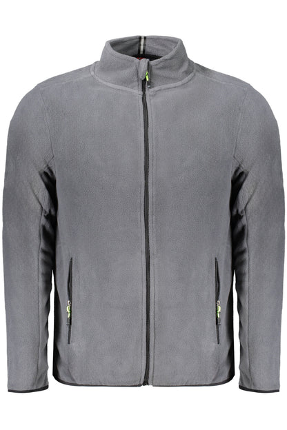 NORWAY 1963 FELPA CON ZIP UOMO GRIGIO