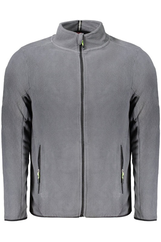 NORWAY 1963 FELPA CON ZIP UOMO GRIGIO