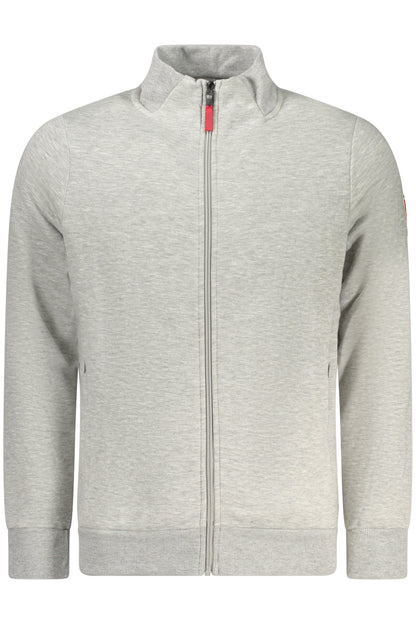 NORWAY 1963 FELPA CON ZIP UOMO GRIGIO