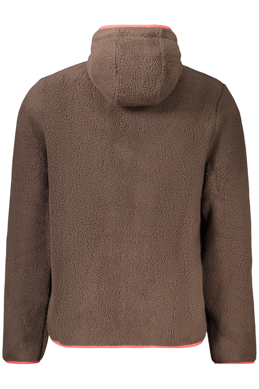 NORWAY 1963 FELPA CON ZIP UOMO MARRONE
