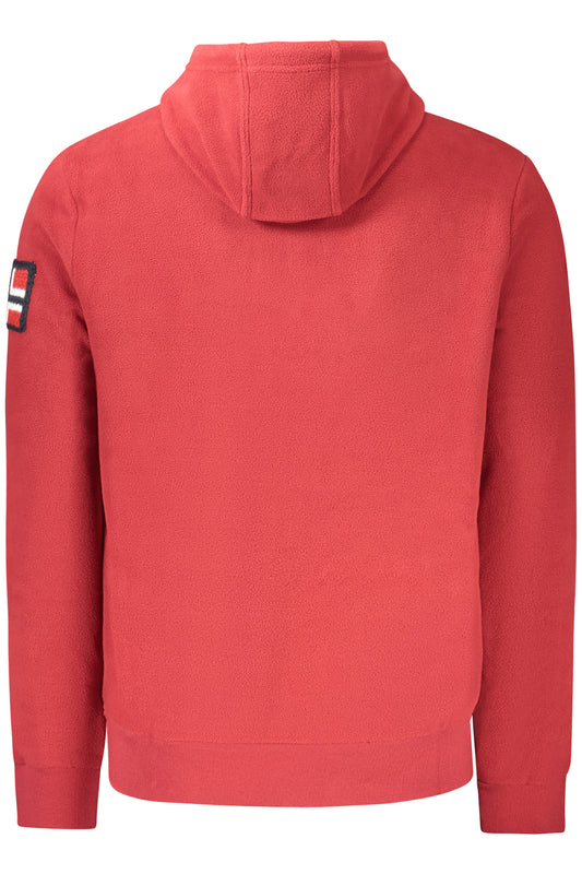 NORWAY 1963 FELPA CON ZIP UOMO ROSSO