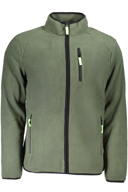 NORWAY 1963 FELPA CON ZIP UOMO VERDE