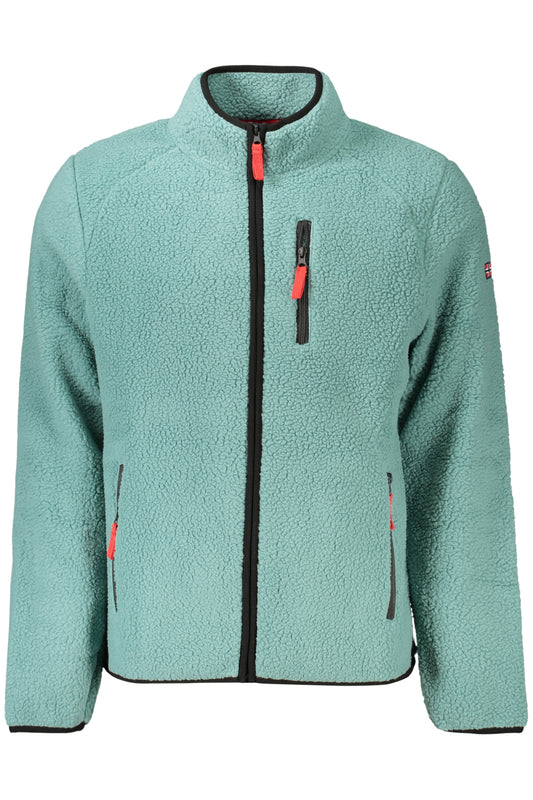 NORWAY 1963 FELPA CON ZIP UOMO VERDE